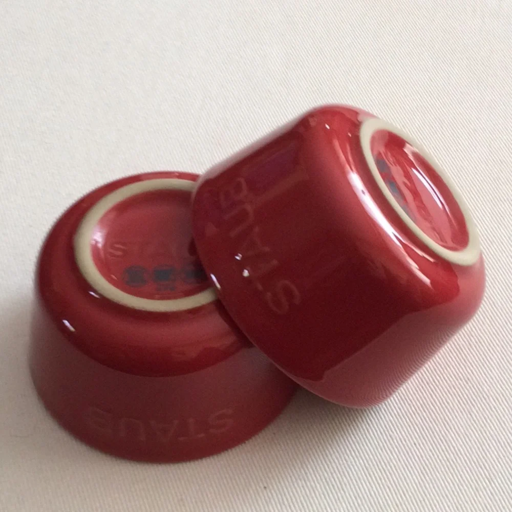 Staub Red Ceramic Ramekins - Picture 5 of 7
